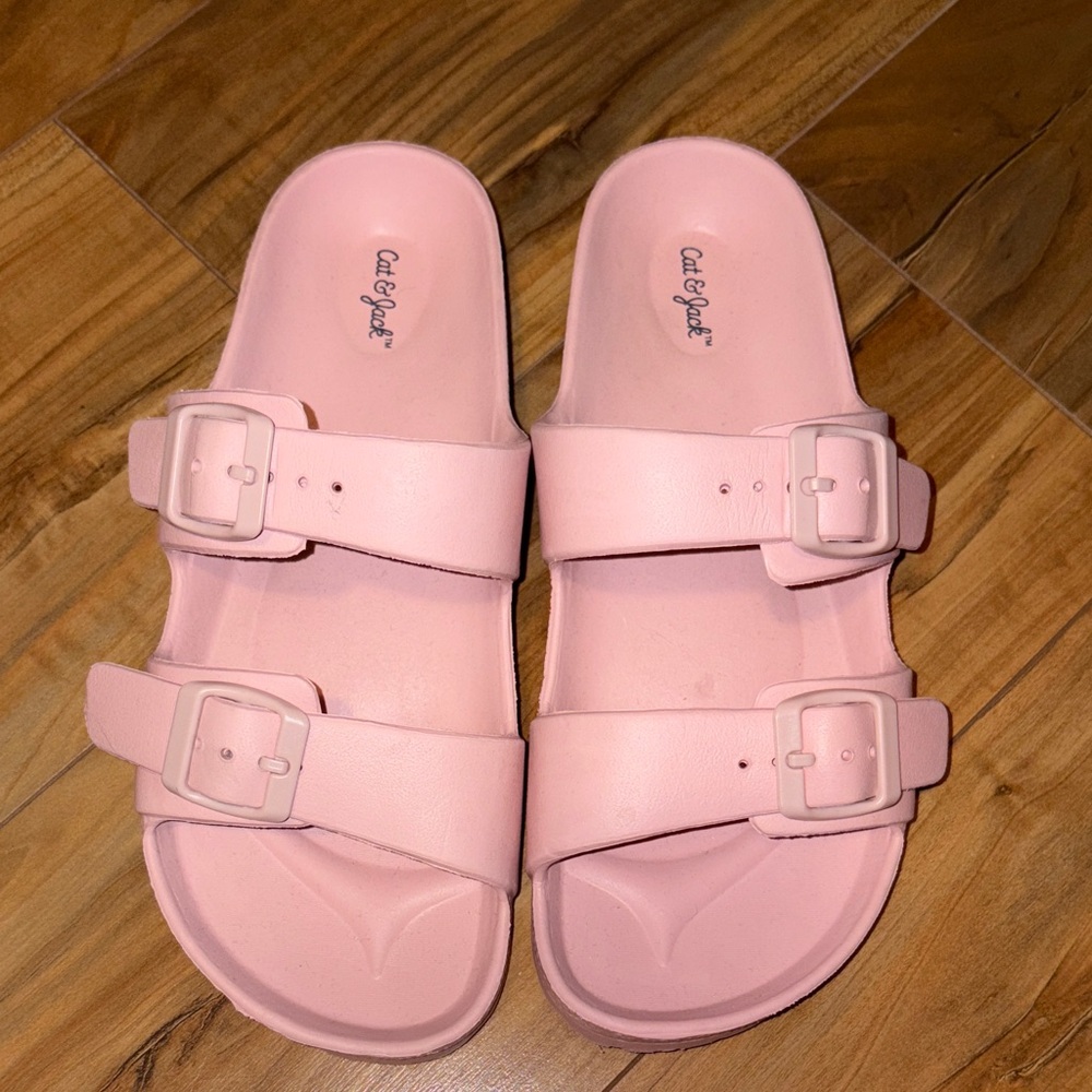 Cat & Jack Pink Slide Sandals